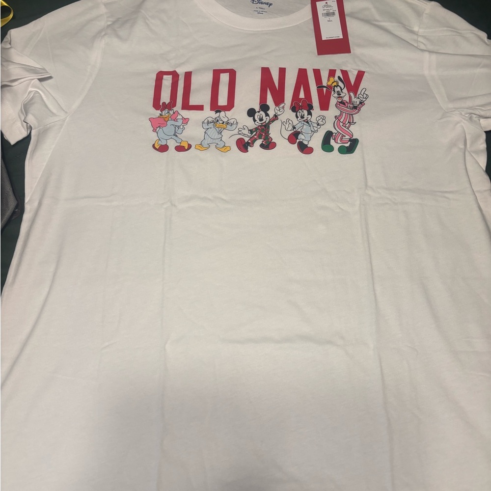 Old Navy White Disney Character T-Shirt